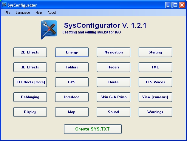 SysConfigurator download kestažení free
