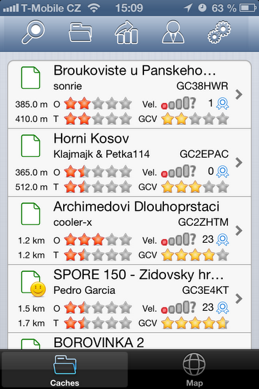 geocaching iPhone zdarma free download