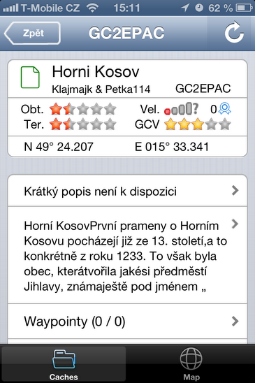 geocaching iPhone zdarma free download