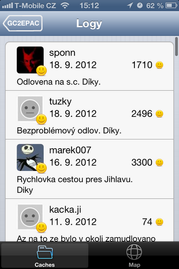 geocaching iPhone zdarma free download