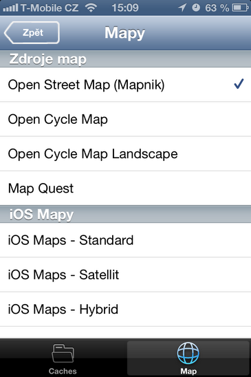 geocaching iPhone zdarma free download